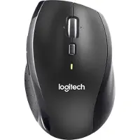 Logitech Marathon M705 - Mus - høyrehendt - laser - trådløs - 2.4 GHz - USB trådløs mottaker
