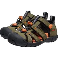 Keen Sandaler - Seacamp II CNX C - Dark Olive/Gold Flamme - - 30 - Sandals