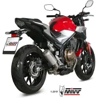 MIVV Mk3 Honda Cb 500 F 2019-24 H.075.sm3x Ikke-homologert Slip-on Lyddemper