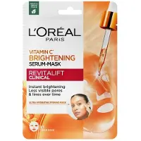 L'Oréal L'OREAL_Revitalift Klinisk lysende maske-serum i et ark med vitamin C og salisylsyre 26g