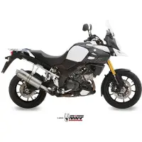 MIVV Oval Suzuki Dl V-strom 1000/xt 2014-20/v-strom 1050/xt 2020-24 S.042.lx2 Homologert Slip On Lyddemper
