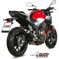 MIVV Mk3 Honda Cb 500 F 2019-24 H.075.sm3c Ikke-homologert Slip-on Lyddemper