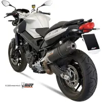 MIVV Oval Bmw F 800 R/gt 2009-20 B.008.lec Homologert Slip On Lyddemper