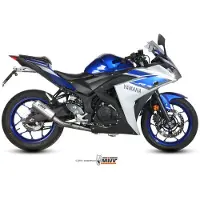 MIVV Mk3 Yamaha Yzf R25 2015-24/mt-03 2016-23/r3 2015-24 X.ya.0008.sm3x Ikke-homologisert Komplett Eksosanlegg