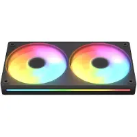 Cougar 240mm omvendt vifte Unity240-FB, 240 ARGB PWM, sort