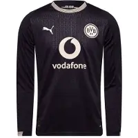 Puma Borussia Dortmund Special Edition Long Sleeve Jersey Men, Clothing, Black/Alabaster, 3XL