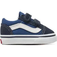 Vans Sko - Old Skool - Navy m. Borrelås - - 22 - Sko