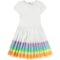 Molo Kjole - Rib - Cissa - Malt Rainbow - - 9-10 år (134-140) - Kjole