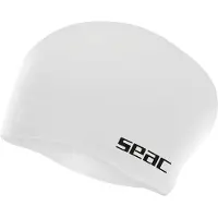 Seac Badehette - Silikon - Chignon - Junior - Hvit - - OneSize - Badehette