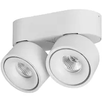 Loom Design Aim LED-downlight 2 lyskilder hvit