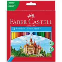BOKUS Colour pencil Castle hexagonal box of 24