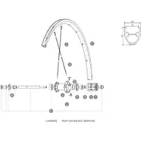 Mavic Rear Hub 608/6001 Lager