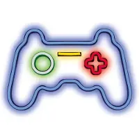 Forever TelForceOne Neon LED-skilt Gamepad dekorativ vegg 27,5x41x1,6 cm
