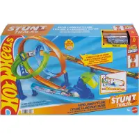Hot Wheels Stunt Tracks Double Loop Smash
