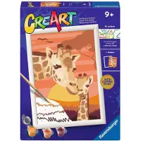 Ravensburger Creart D Series Girafer Ved Solnedgang