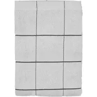 Södahl Økologisk håndkle - 100% økologisk bomull - Badehåndkle 70x140 cm - Vista - Grå rutet