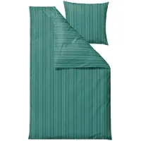 Södahl Sengetøy 140x220 cm - 100% damaskvevd bomullssatin - Noble - Grønn