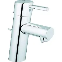 GROHE Concetto håndvaskarmatur med løftestang og 1 1/4 bundventil samt 3/8 fleksible tilslutningsslanger
