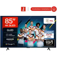 TCL 85T69C - 85" Diagonalklasse (84.5" synlig) - T69C Series LED-bakgrunnsbelyst LCD TV - QLED - Smart TV - Google TV - 4K UHD (2160p) 3840 x 2160 ...