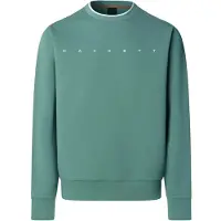 Hackett for man. HM5800087 Sweatshirt with green logo (S), Casual, Cotton