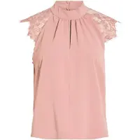 Vila Visimply Blonde Kortermet Topp