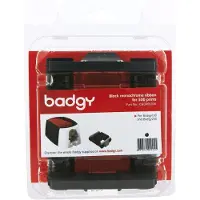 Evolis Badgy - Svart / svart/hvitt - kassett med utskriftsbånd - for Badgy 100, 200 Primacy 2 Simplex Expert