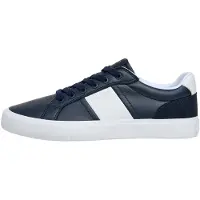 Hackett London for man. HMS200105 Blake Handle Leather Sneakers navy (43), Flat, Laces, Casual
