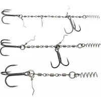Abu Garcia Beast Chain Stinger Medium 1/0 - 2 pack