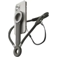 4smarts 541487, Mobiltelefon/smarttelefon, Aktiv holder, Hals, Grå, Sølv