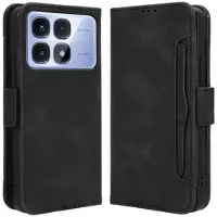 Mtp Products Xiaomi Redmi K70 Ultra Lommebok-deksel med Kortholder - Svart