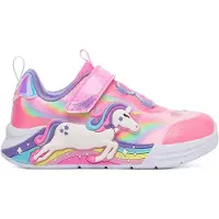 SKECHERS Sko m. Lys - Unicorn Chaser - Rosa/Multi - - 25 - Blinkende sko