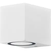 Osram utendørs vegglampe ENDURA CLASSIC SQUARE, hvit, nedadrettet, IP44