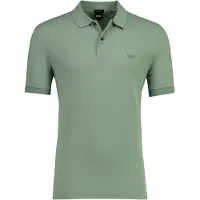 BOSS BLACK for man. 50553564 Pallas green polo shirt (XL), Casual, Cotton, Short sleeve