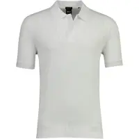 BOSS for man. 50553564 Pallas polo shirt white (L), Casual, Cotton, Short sleeve