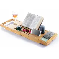 InnovaGoods Trayth Utvidbar Bambus Badebrett
