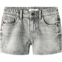 Name it Shorts - NkfRose - Light Grey Denim - - 9 år (134) - Shorts