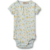 Wheat Body k/e - Linette - Summer Blue Sitrus - - 2 år (92) - Kortermet body