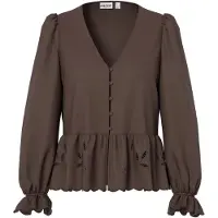 Pieces Pcfeluca Peplum Bluse