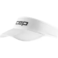 Cep Core Run Foldable Visor, solskjerm, Hvit