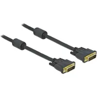 DeLOCK DVI-kabel DVI 24+1 hann til DVI 24+1 hann, 3 m