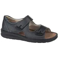 Fidelio herresandal i skinn - Svart - Sandaler