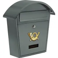 VOREL 78586 postkasse 380 x 320 x 105 mm, grå