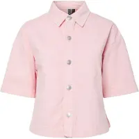 Pieces Pcsky A-linjeformet Denimskjorte