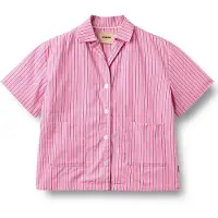 Wheat Skjorte k/e - Vilma - Rosa Stripe - - 7 år (122) - Skjorte K/E