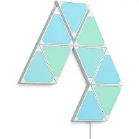 Calex Smart LED-vegglampe TRIANGLES, 9-delt, RGBW, dimbar