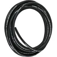 Vevor hydraulisk slange 50 fot hydrauliske gummislanger med 2 høyfast ståltrådsflettede slanger, indre diameter 1/2 tomme, 5000 PSI maks., hydraulisk slange i bulk -40 °F til 250 °F, fleksibel hydraul