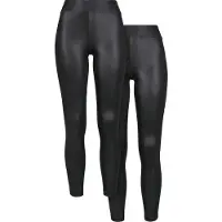 Urban Classics Synthetic Leather Leggings 2 Enheter