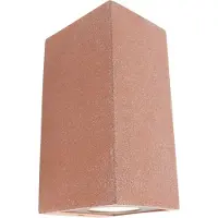 QAZQA Moderne utendørs vegglampe terrakotta 2 lys IP44 - Pompei
