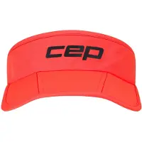 Cep Core Run Foldable Visor, Solskjerm, Neon Coral