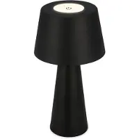 Briloner Kihi LED-bordlampe med oppladbart batteri, svart